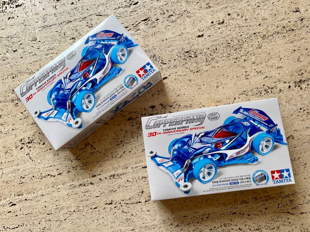即日発送✧TAMIYA×韓国TKC30周年記念ミニ四駆 カッパーファング2台