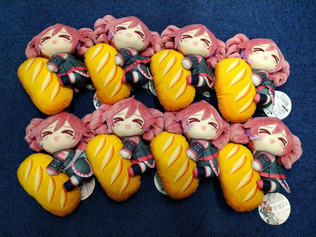 重音テト　フランスパンぬいぐるみ　8個セット①