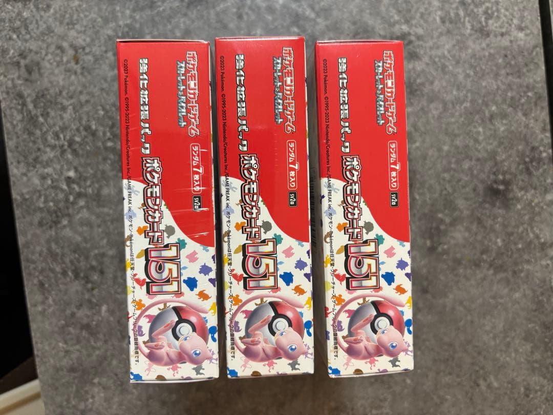 ロ*ド様 ポケモンカード151 3BOXセット新品未開封シュリンク付き