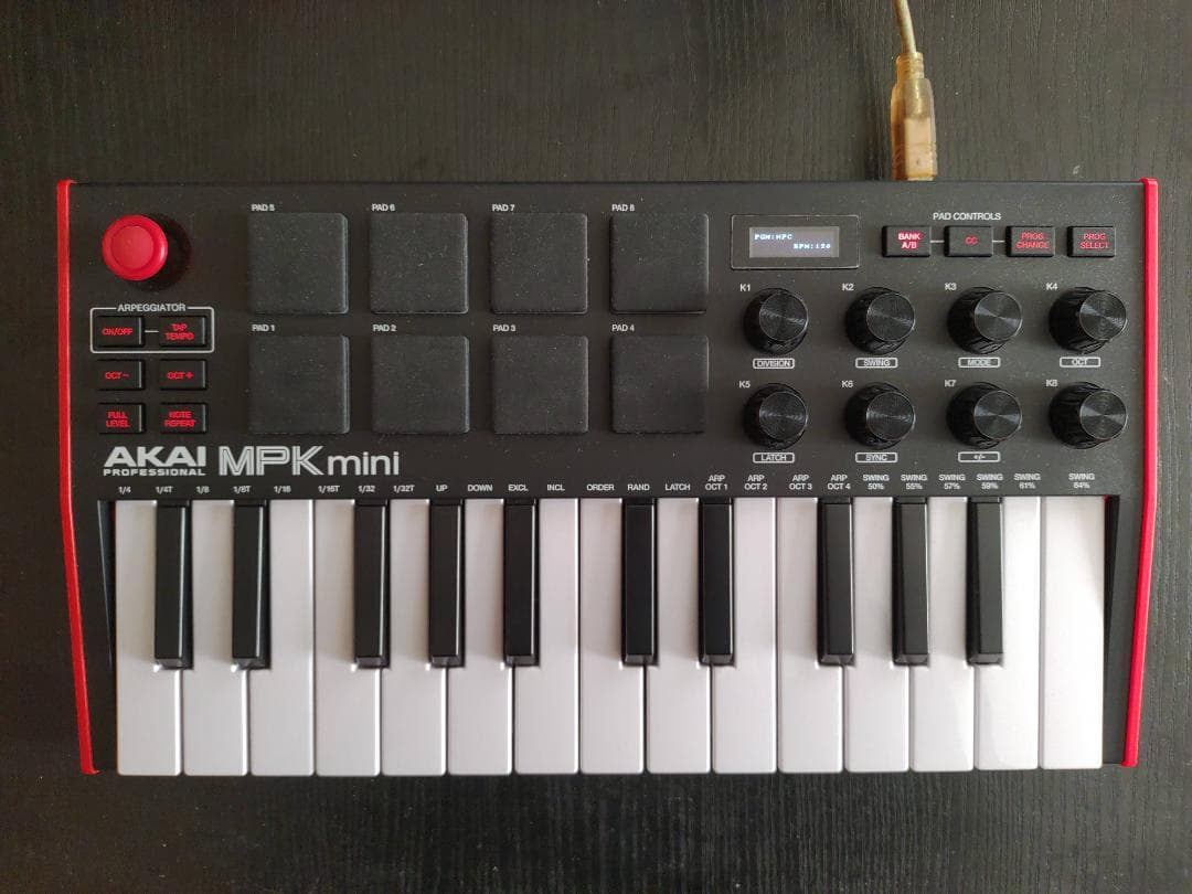 AKAI MPK mini MK3 MIDIコントローラー