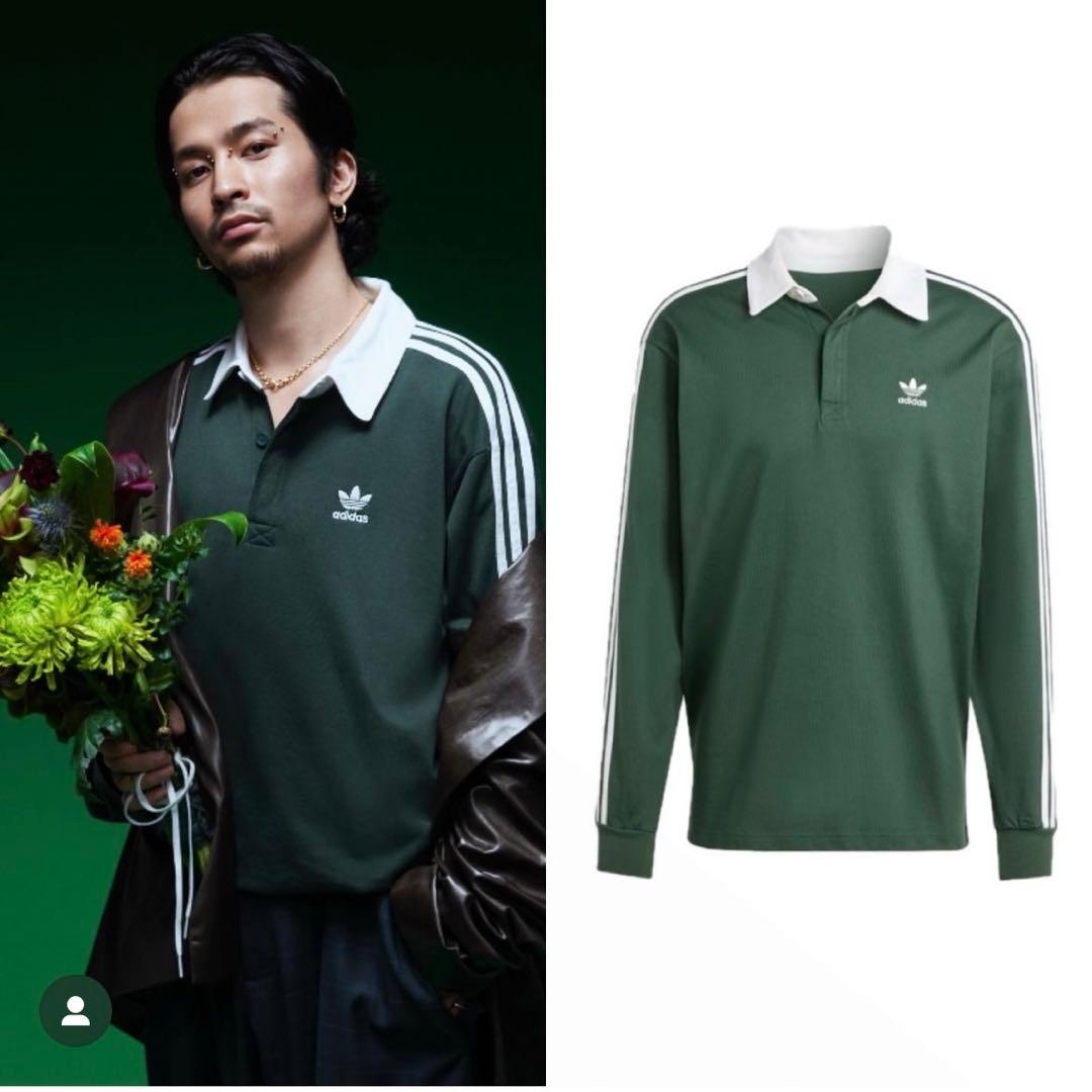 常田大希 着用 adidas originals ラグビーポロシャツL &パンツ