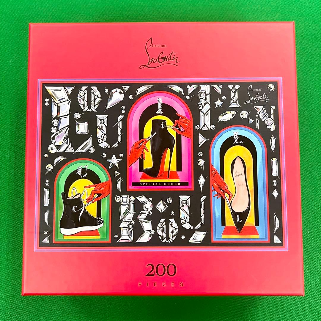 【未使用】クリスチャン　ルブタン　ノベルティ　木製パズル