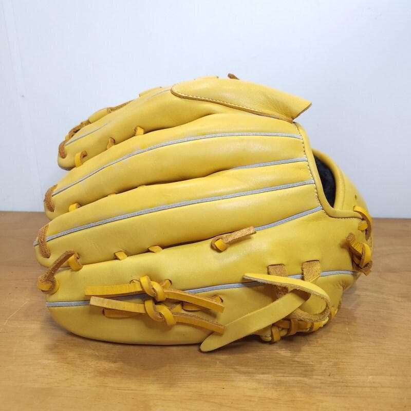 アシックス ディーグロウ 限定カラー ヨコ型 良品 投手用 軟式グローブ