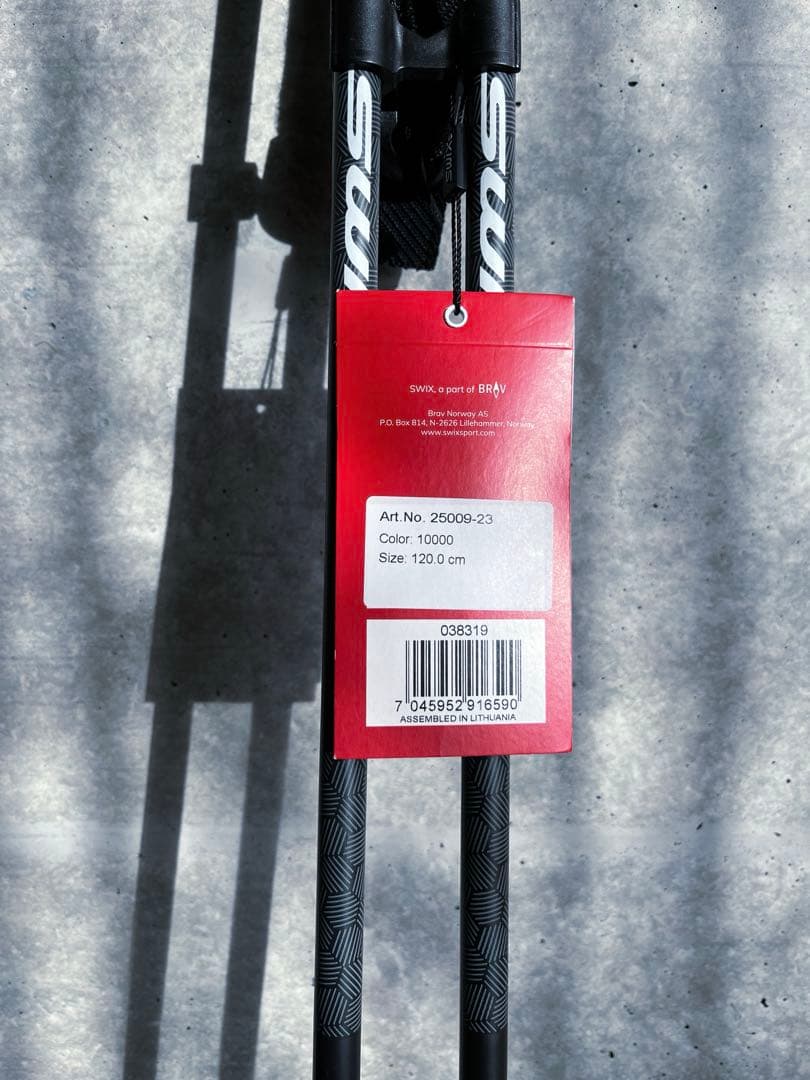 swix スキー ストック 120cm フルカーボン　中古