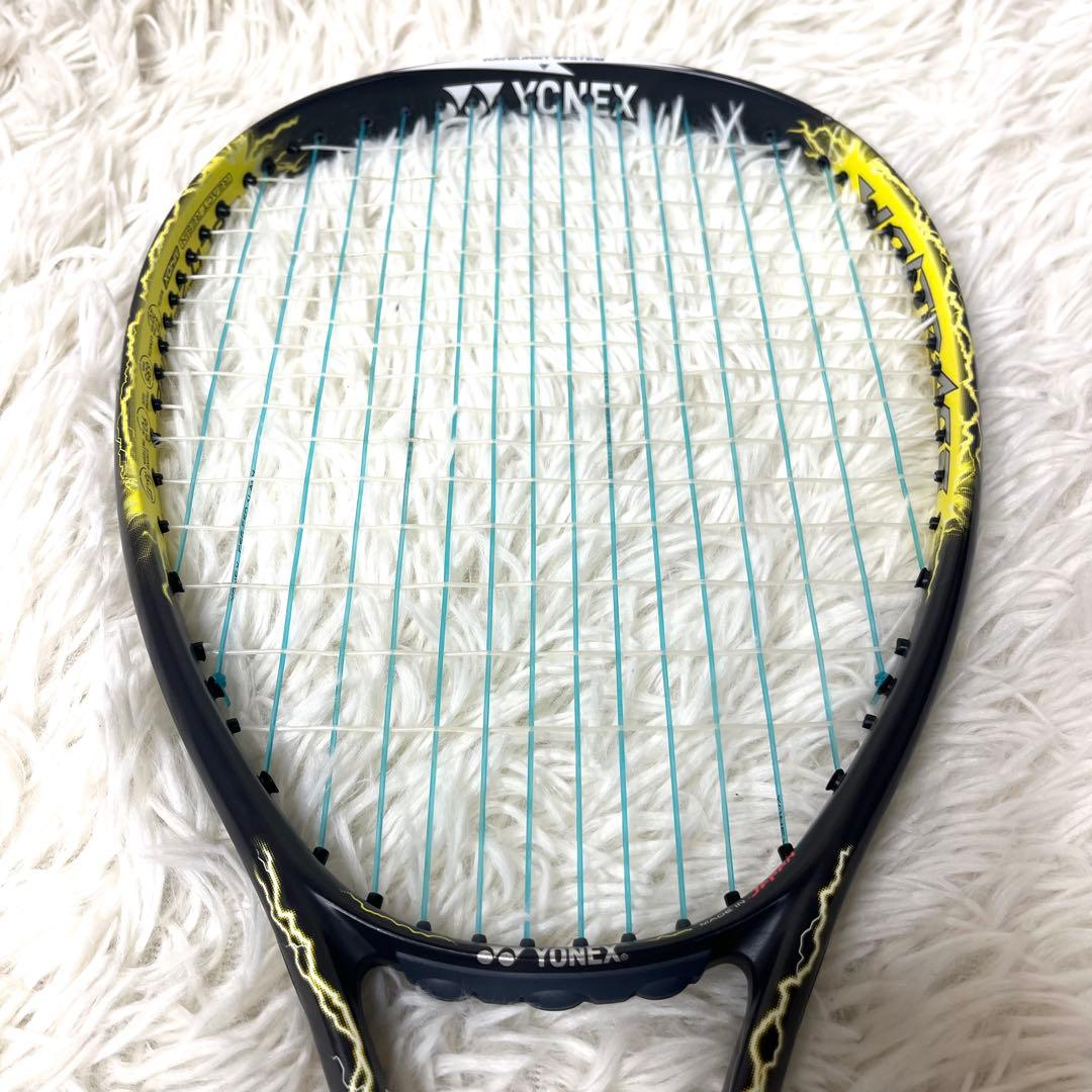 【美品】 ヨネックス ボルトレイジ 7V 前衛用 ソフトテニス ラケット ②