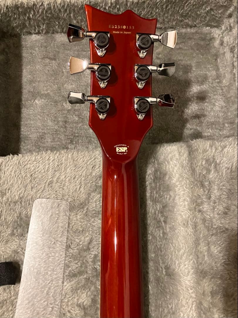 ギター ESP E-II EC FM/EMG Lemon Burst