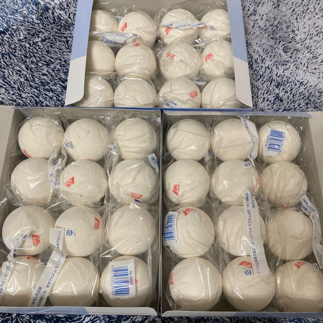 【新品未使用】大特価！アカエムソフトテニスボール3ダース36球 ルーセント公認球