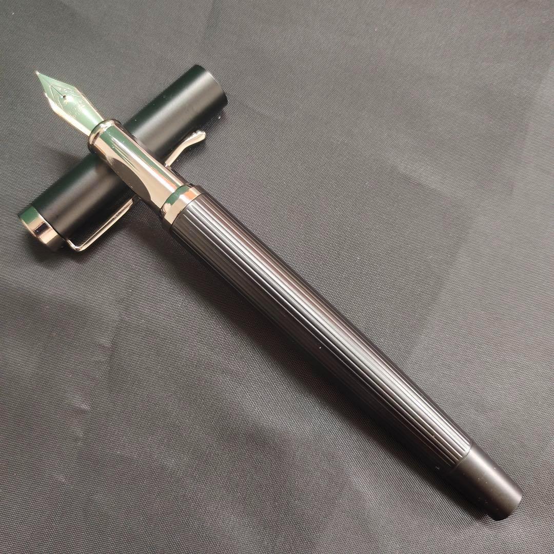 @ブラック ストライプデザイン 万年筆6