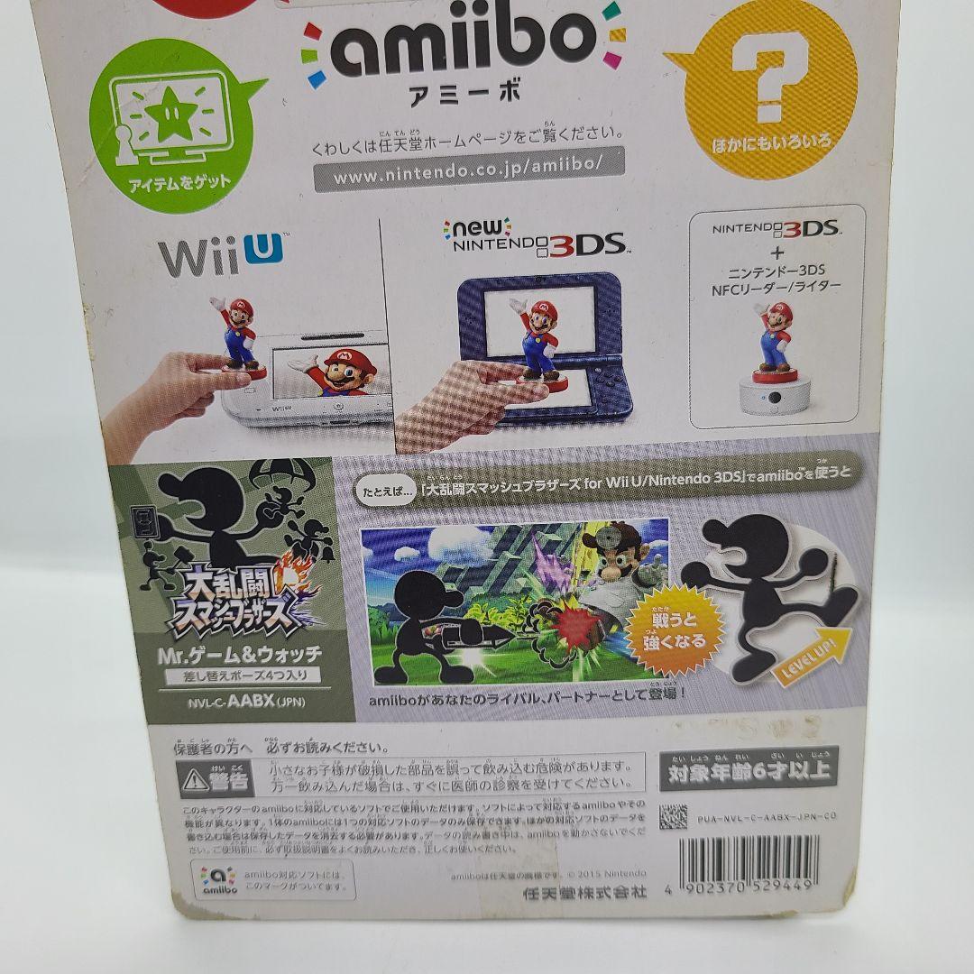 amiibo Mr.ゲーム&ウォッチ+アイスクライマー 2点セット【未使用品】