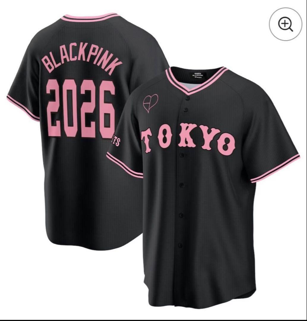 【Mサイズ】BLACKPINK×読売ジャイアンツ ブラック ユニホーム