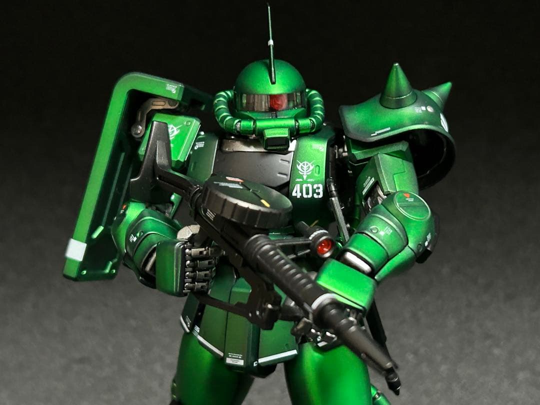 MGザクver2 量産型マットキャンディーグラデーション全塗装済完成品