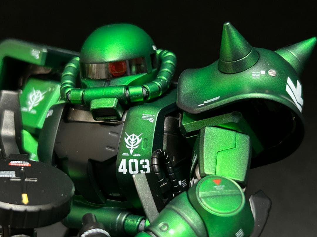 MGザクver2 量産型マットキャンディーグラデーション全塗装済完成品