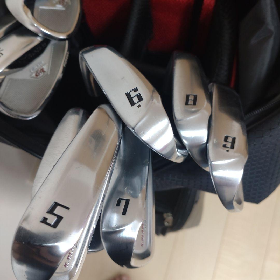 Rittsu ゴルフバッグ アイアン6本 ドライバー付き