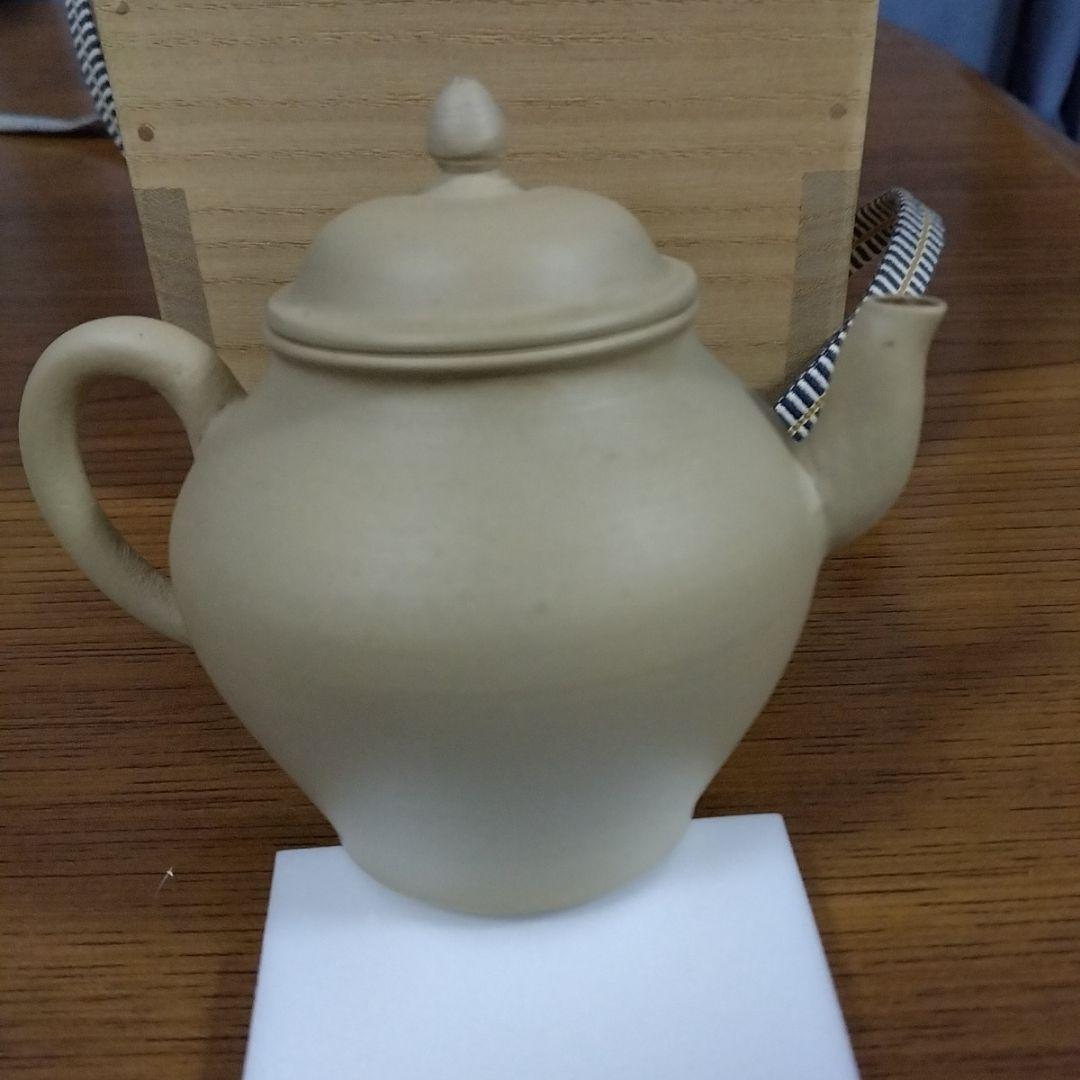 初代　松下　三光　作　白泥茶注　名品　急須