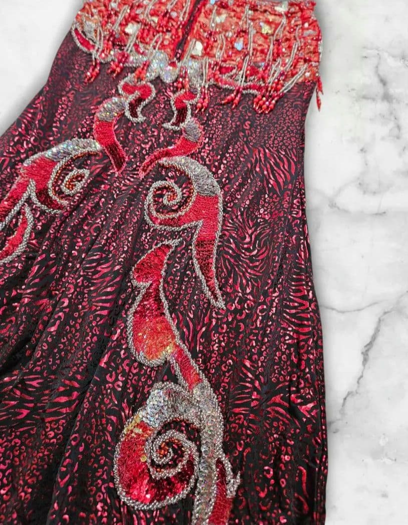 ベリーダンス フルセット 半円ベール付き