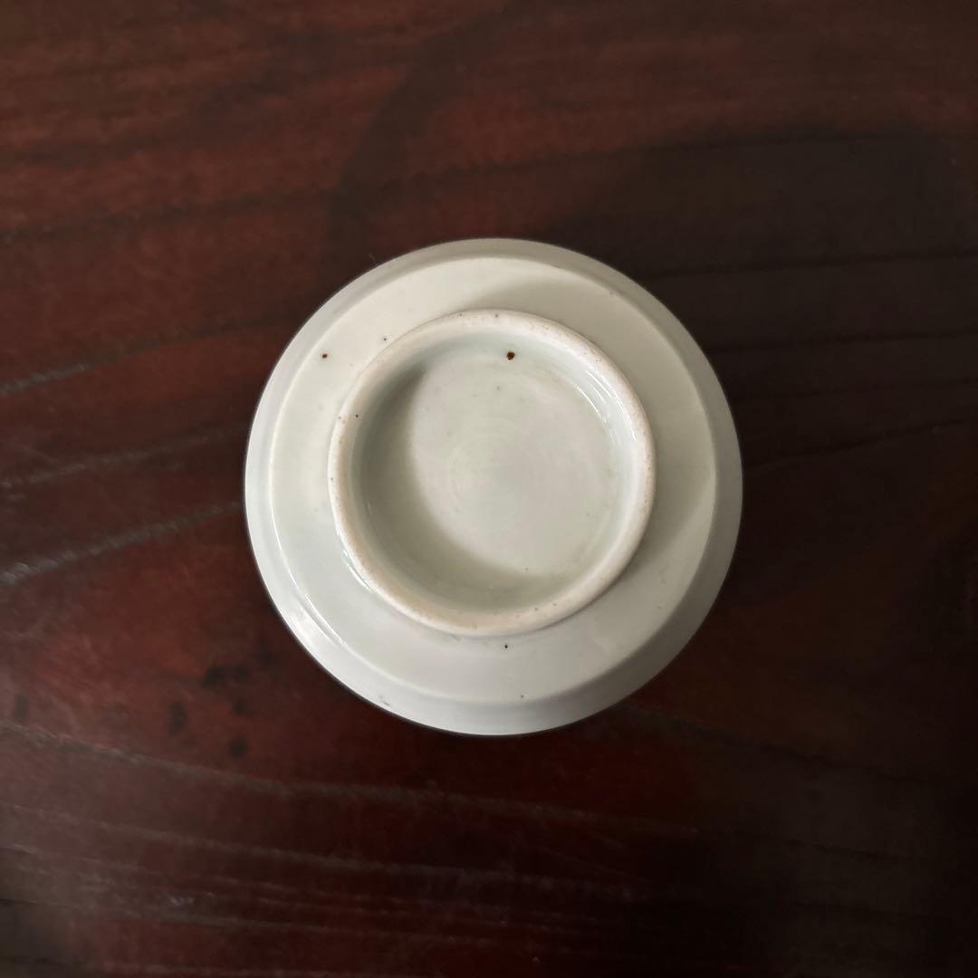 古伊万里　薩摩平佐　白磁ぐい呑み　江戸時代　アンティーク　料治熊太　秦秀雄　李朝