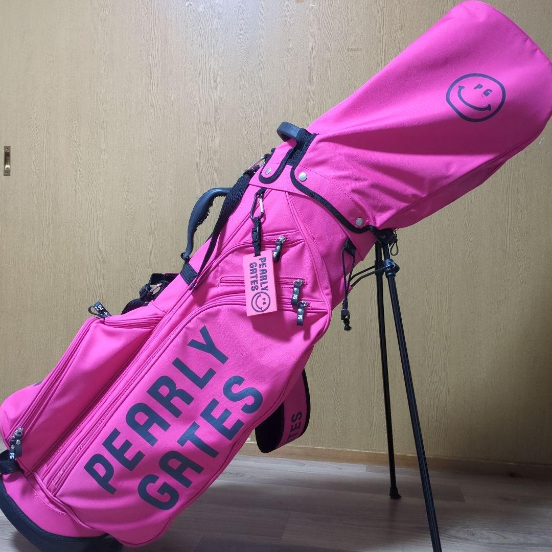 PEARLY GATESゴルフバッグ ピンク 89
