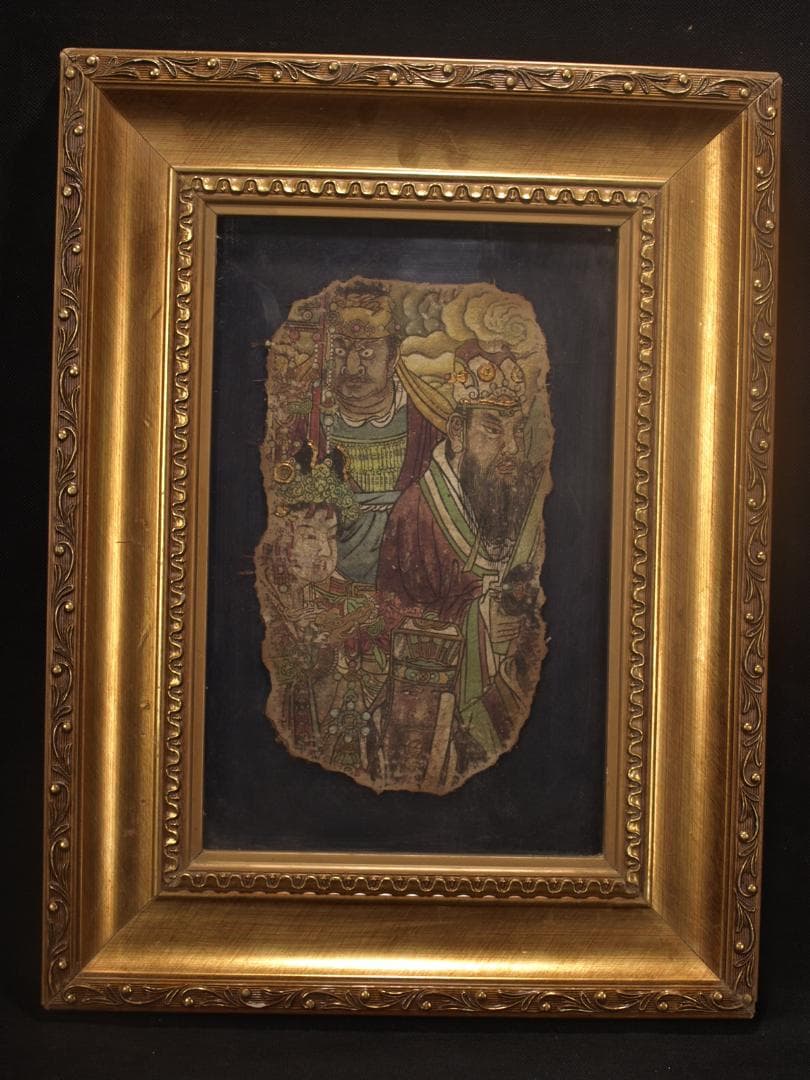 中国の壁画　戦時のもの　人物図　貴重 美术品 AK1940A7-2