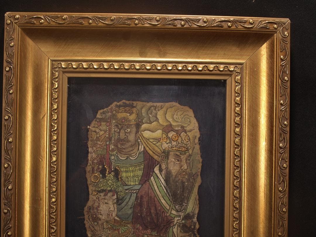 中国の壁画　戦時のもの　人物図　貴重 美术品 AK1940A7-2