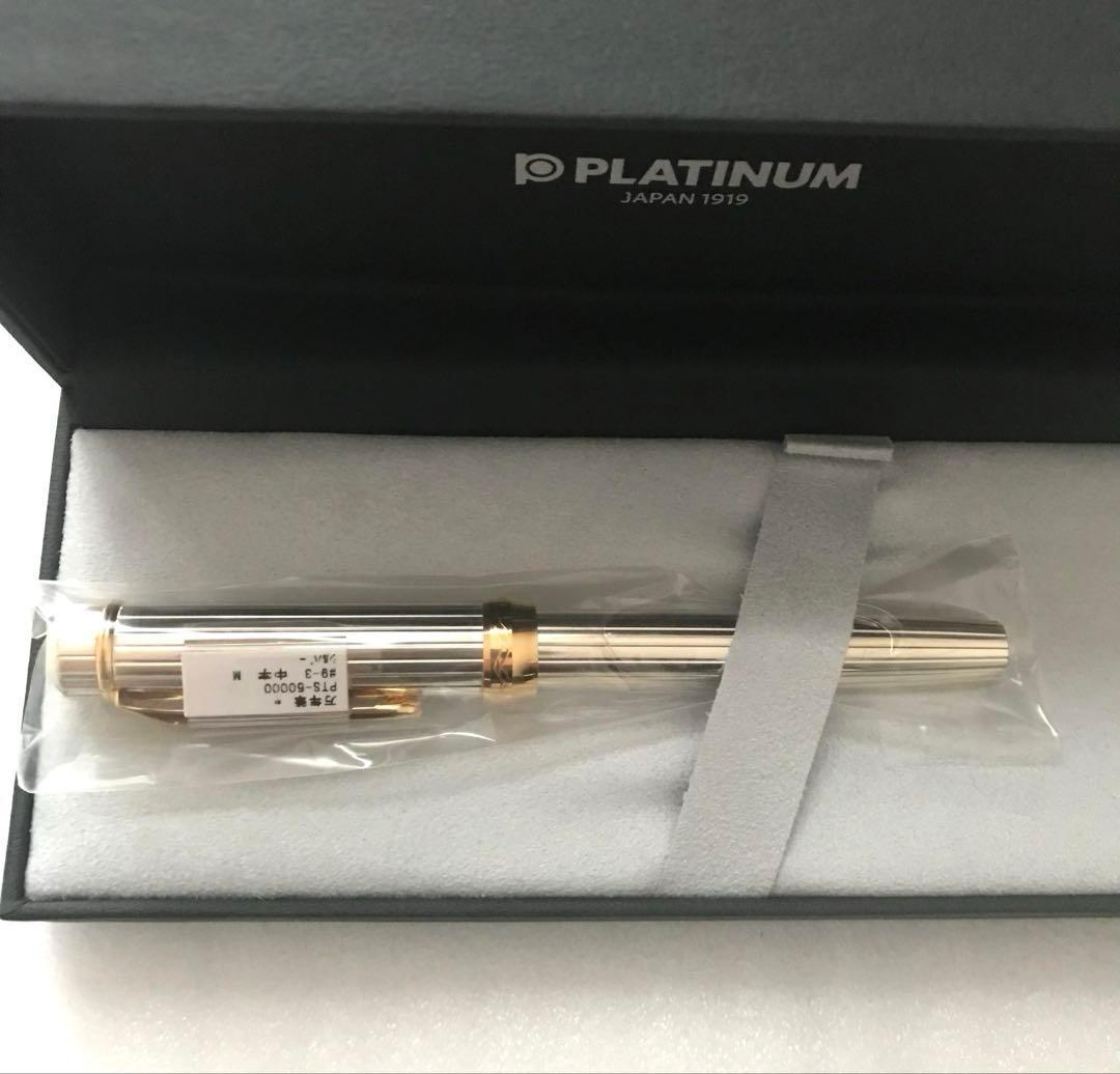 Platinum プラチナ万年筆 銀無垢 PTS-50000 新品