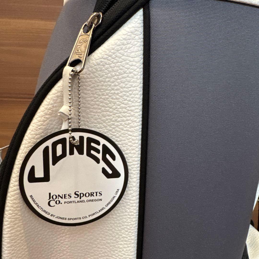 JONES キャディバッグ グレー/ホワイト