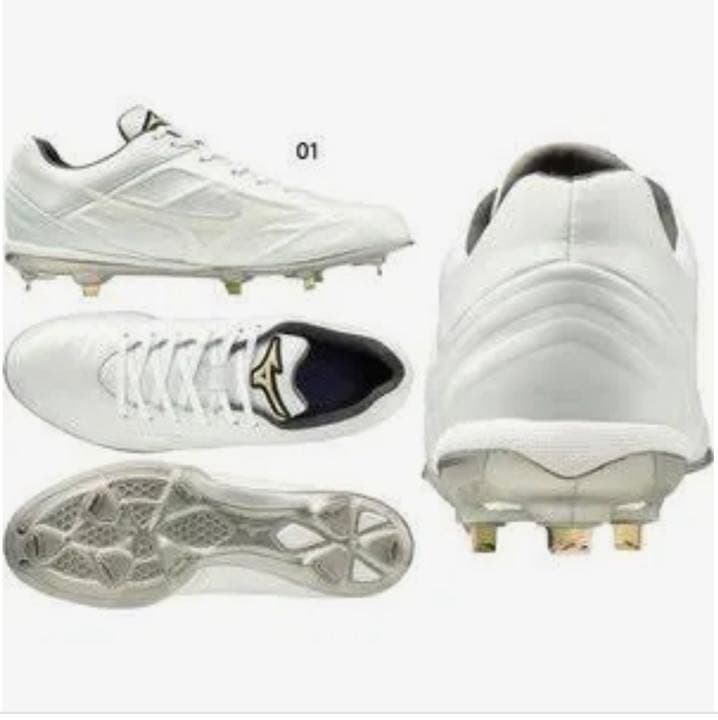 ミズノ グローバルエリート 白スパイク