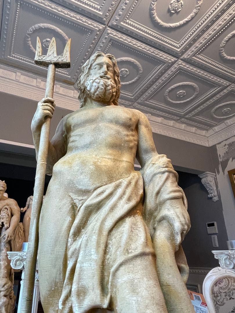 ネプチューン（ポセイドン）の像 高さ:60 cm