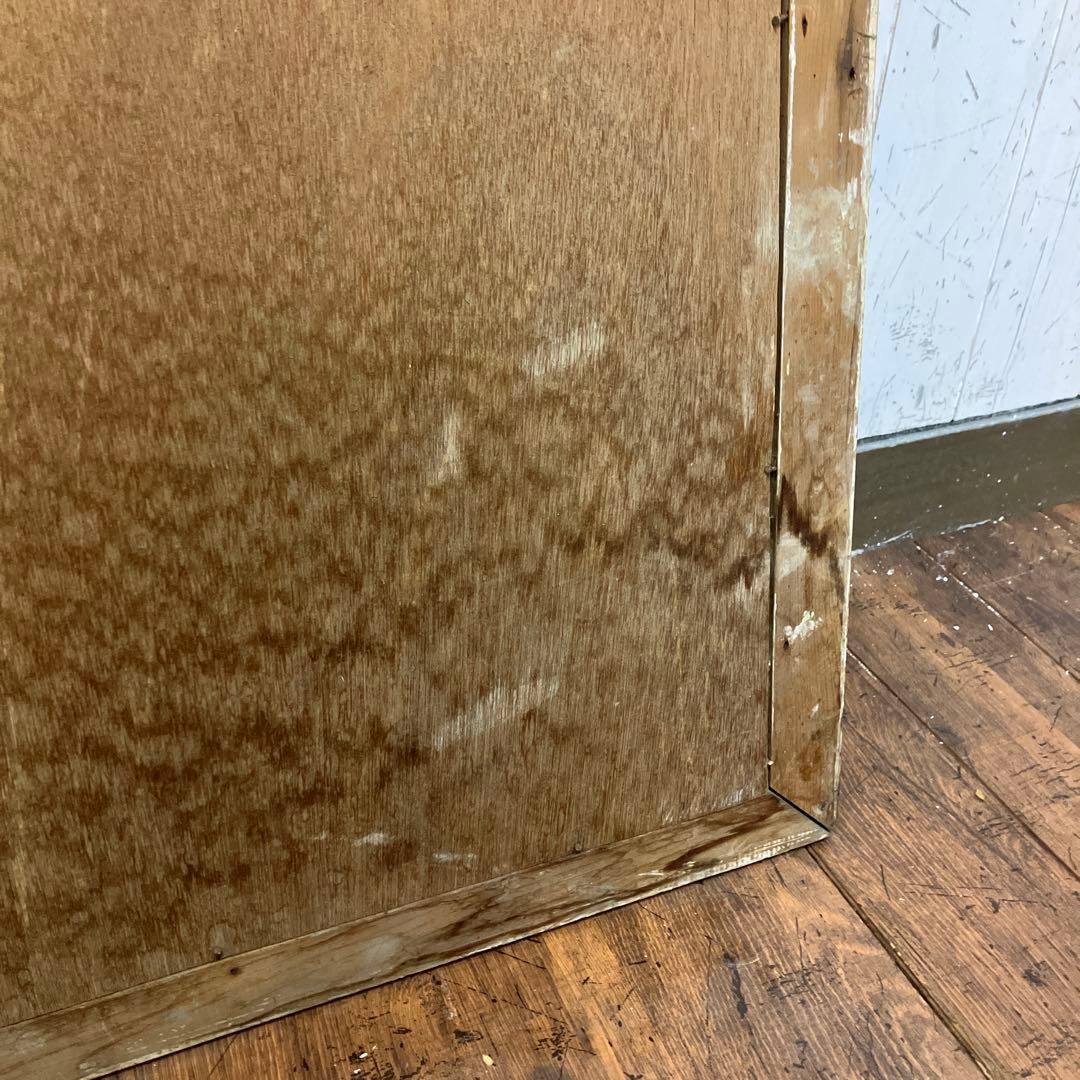 昭和レトロ ハッピーミシン 絵画 人物画 写真 ポスター 女の子 額装 額入り