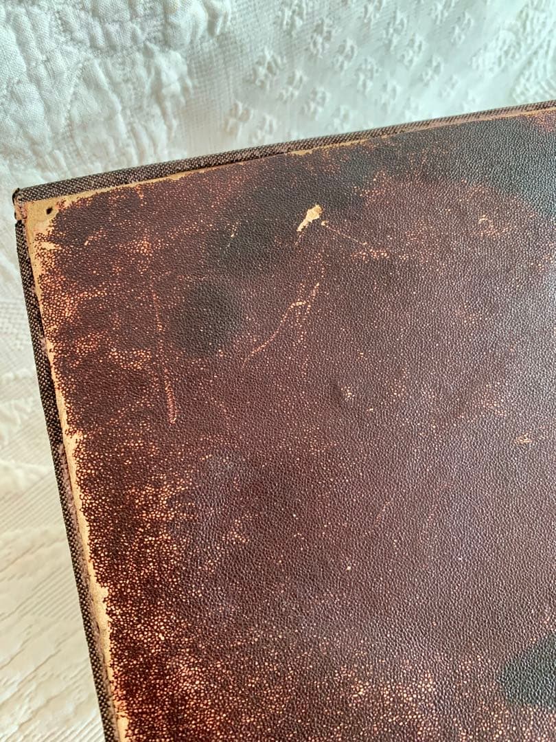 フランスアンティークベージュピンクのベルベットジュエリーボックス※シルクサテン