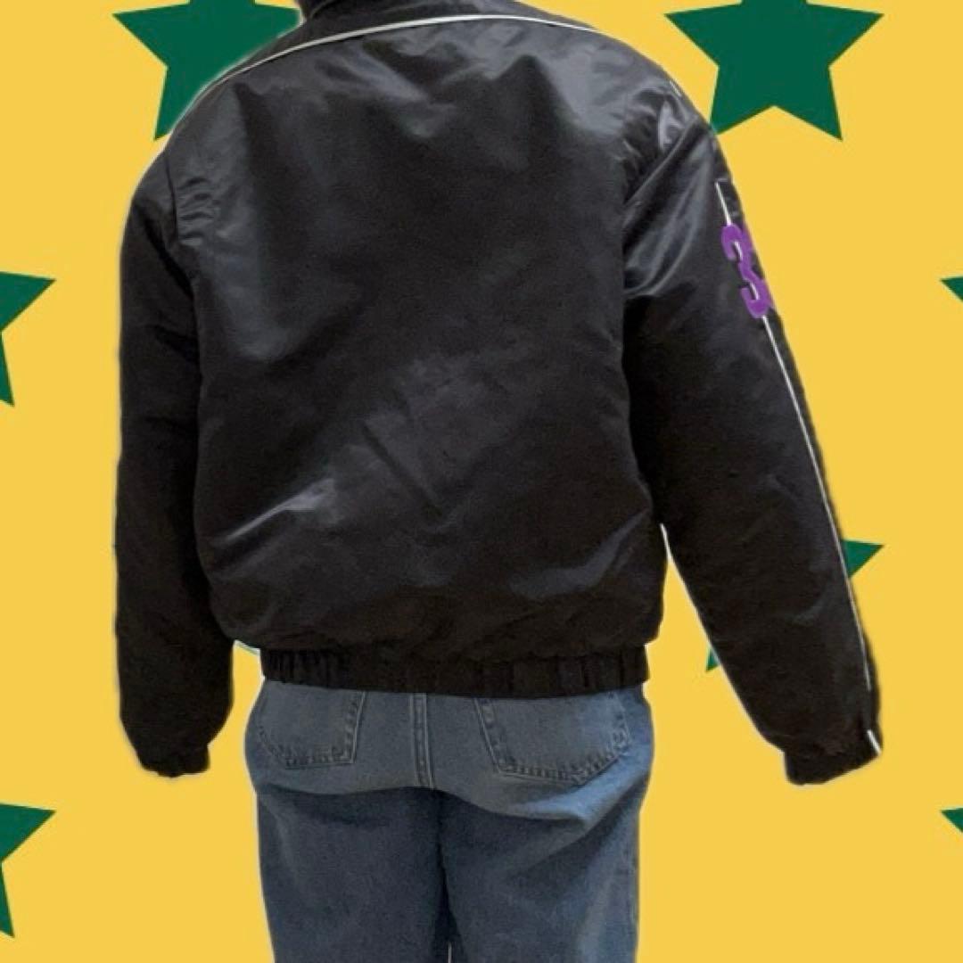 NIKE TEAM ナイキ チームオーダー 中綿スタジャン ブラック×パープル