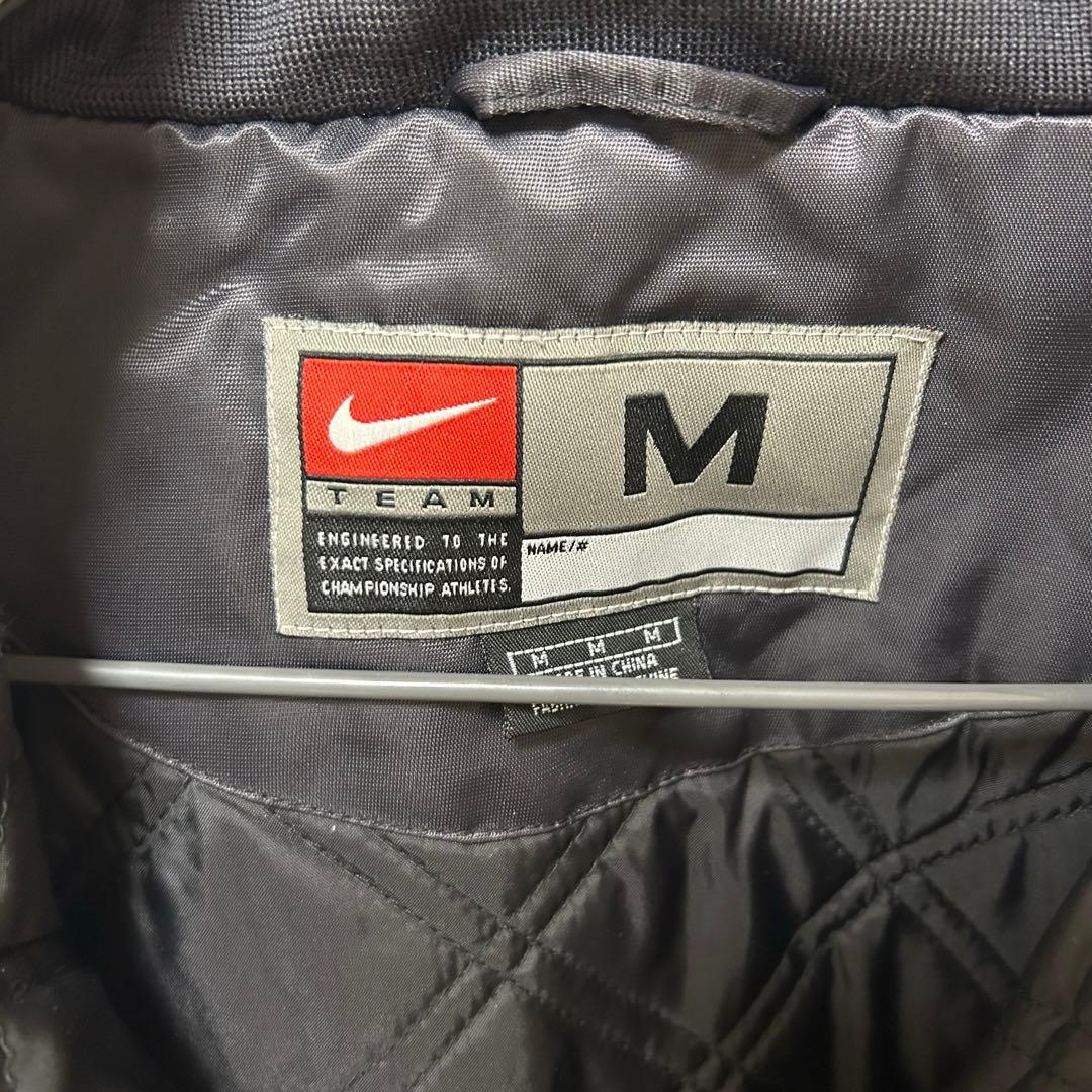 NIKE TEAM ナイキ チームオーダー 中綿スタジャン ブラック×パープル