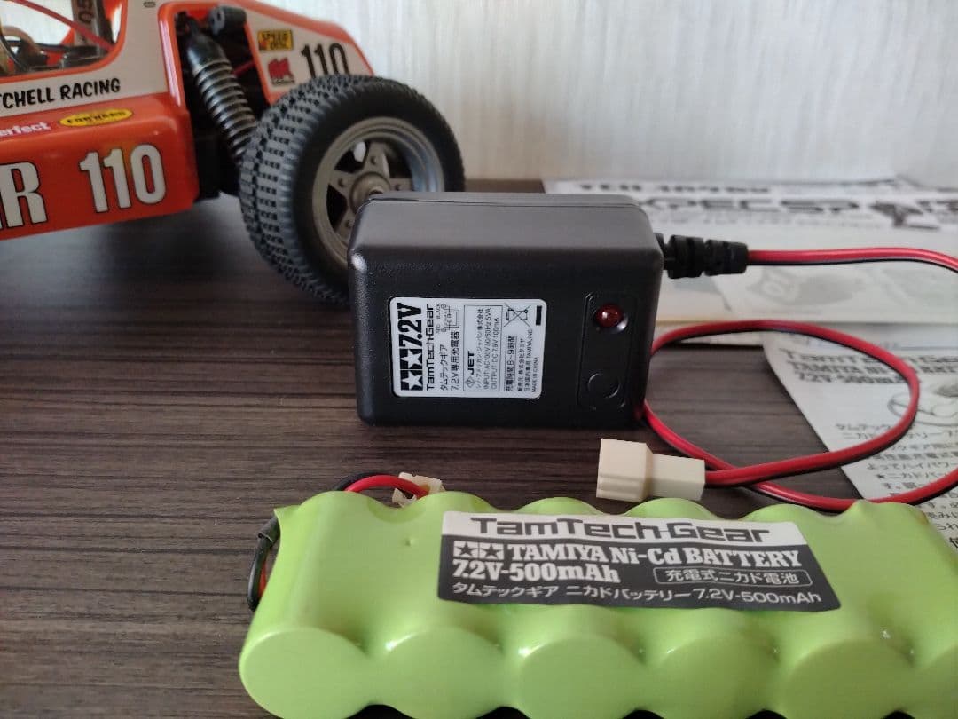 RCタムテックギア バギーチャンプ美品オレンジ タミヤラジコンカー