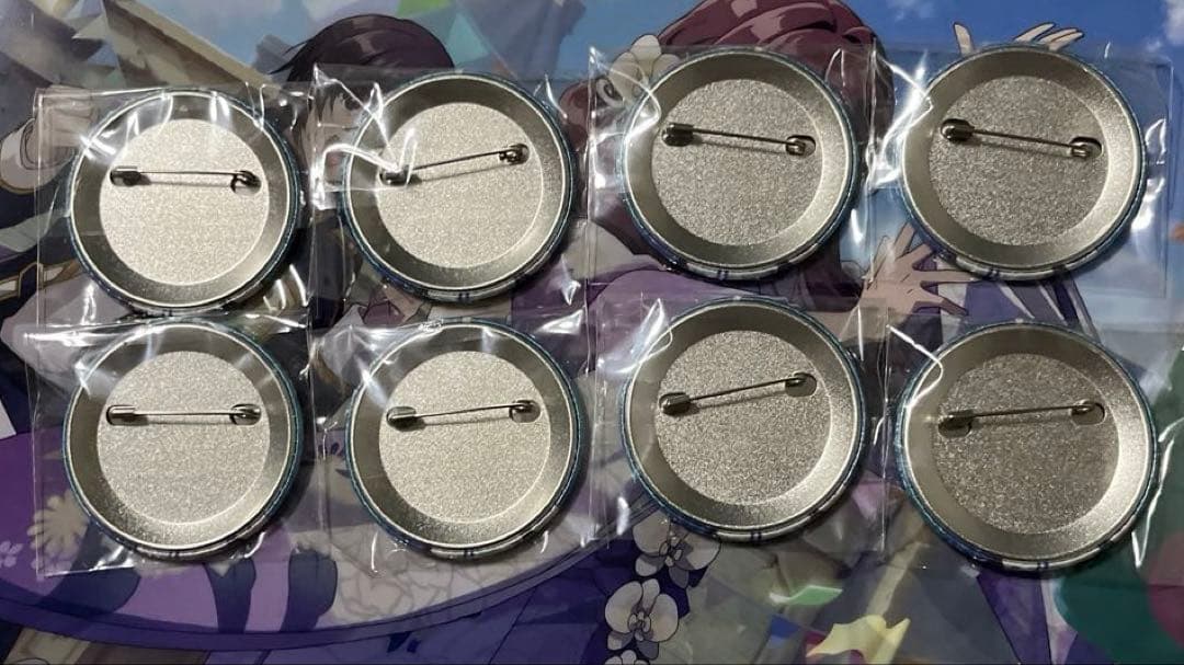 うりた　めめんともり　コミケA缶バッジ　8個セット