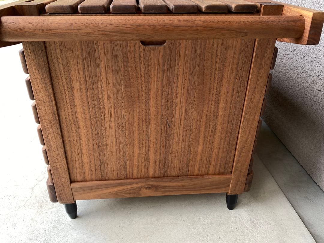 ikiki シェルコンMウォルナット ソリッドトップパネル　各2バーナーテーブル