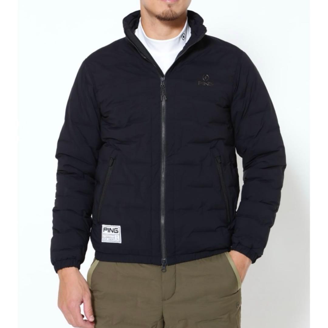PING ピン　ゴルフウェア　フルジップ　ダウンブルゾン Sサイズ　ブラック