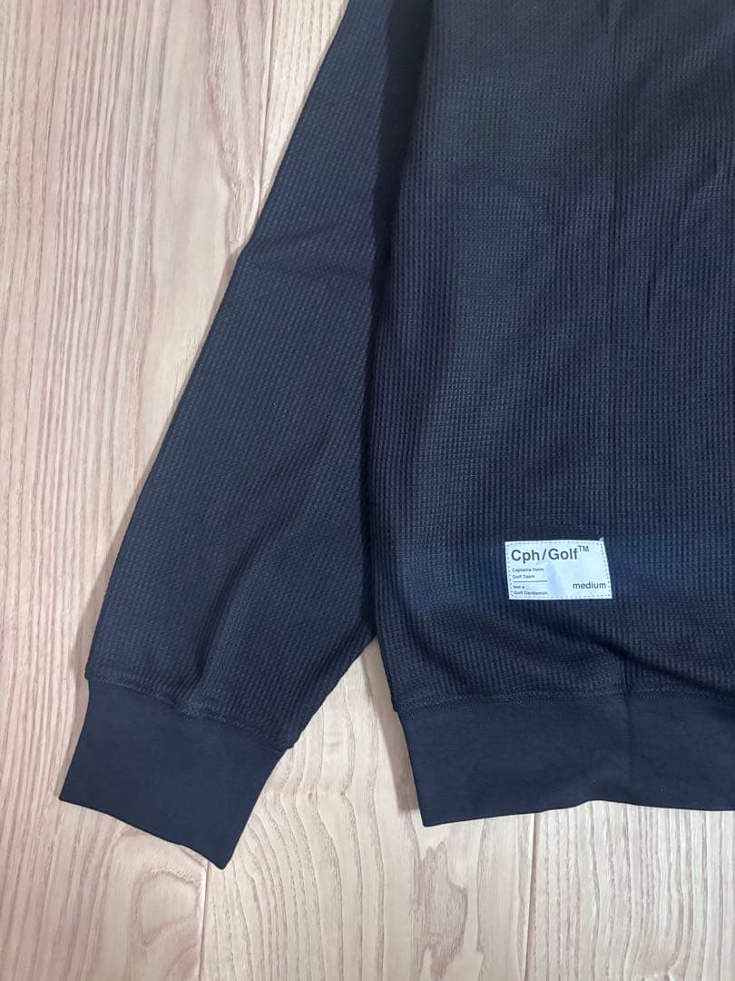 2026サーマルモックネックTシャツ　ブラックM 即完売品