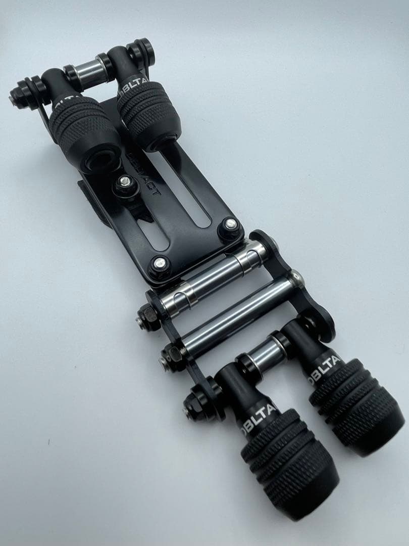 ダブルタクトプレート　ビットホルダー4P ニックス風チェーン(光沢パイプ)