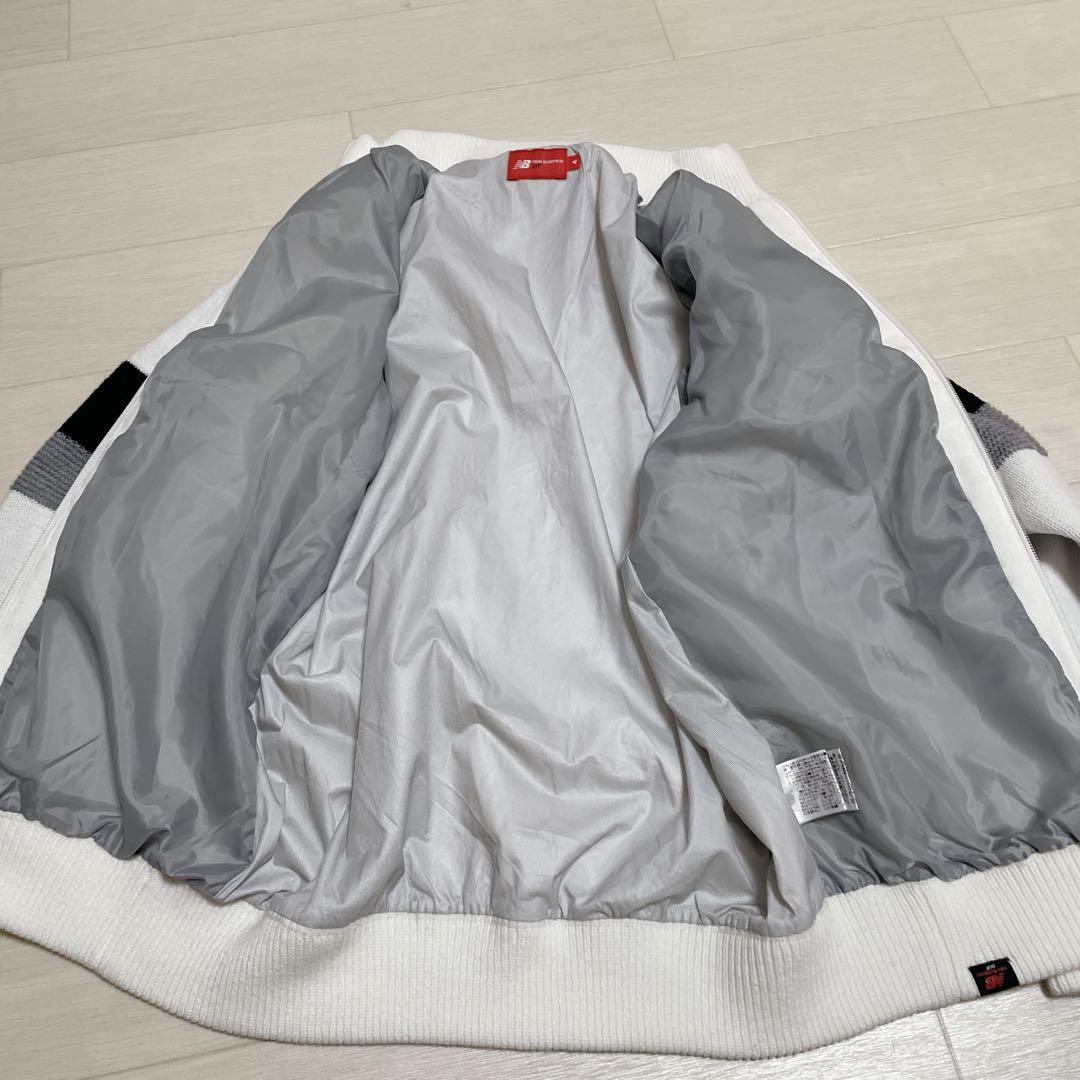 ニューバランス　ゴルフウェア　ニットジャケット　長袖　ポケット　ジップアップ