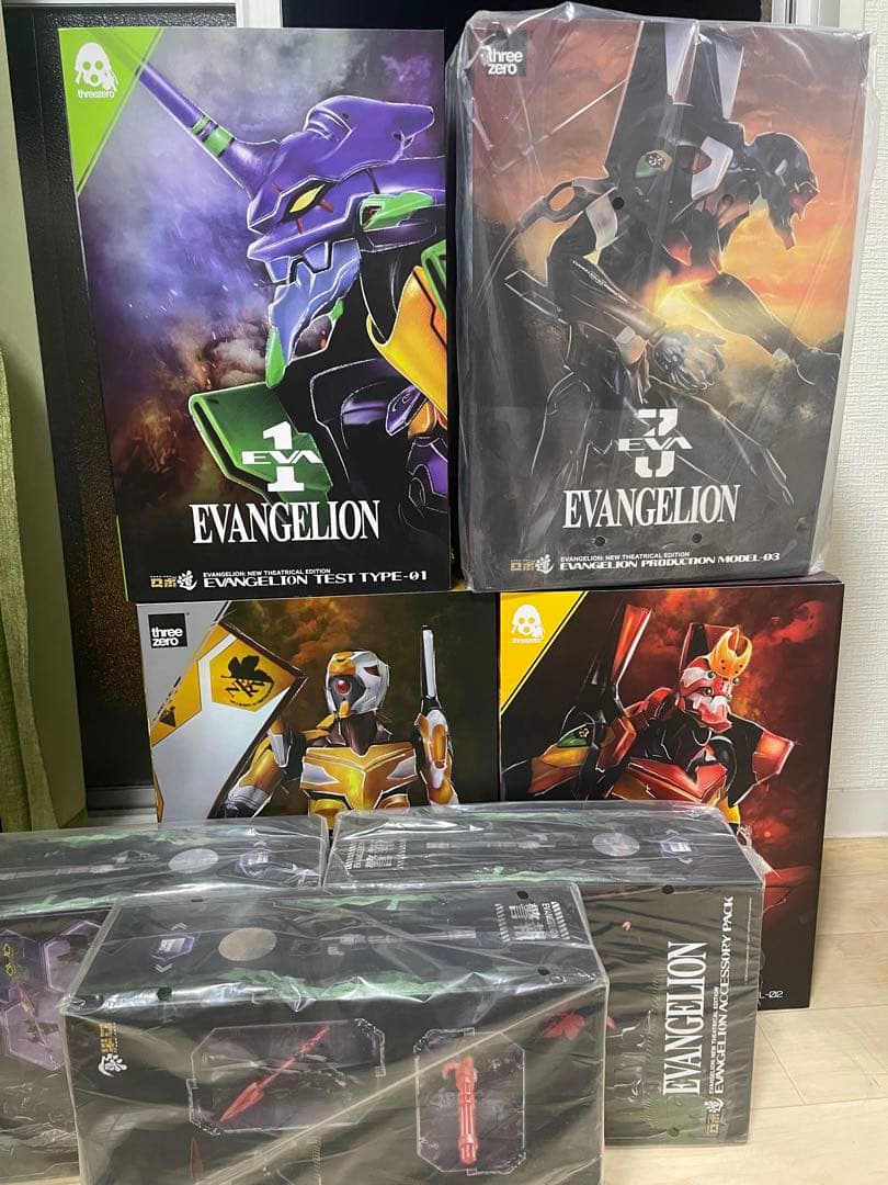 threezero ロボ道 エヴァンゲリオン4体＆オプションセットx3新品未開封