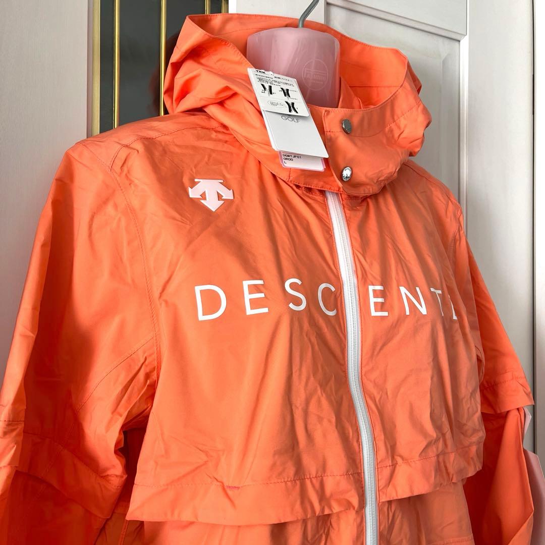 未使用　デサントゴルフ　ナイロンストレッチ　レインウェア　ワンピース　L