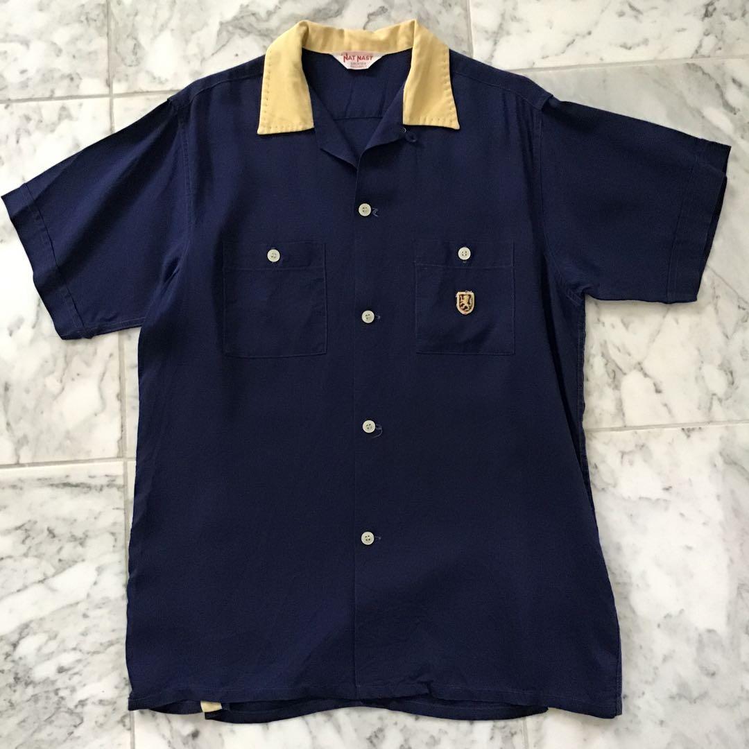 50s～60s NAT NAST ボーリングシャツ オリジナル