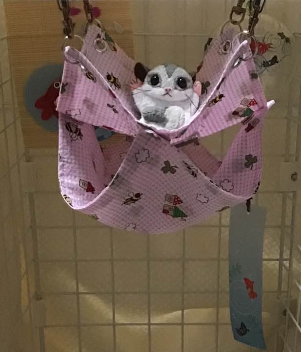 モモンガハウス(ミツバチ・クローバー)夏仕様  涼しい夏生地を使用❗️