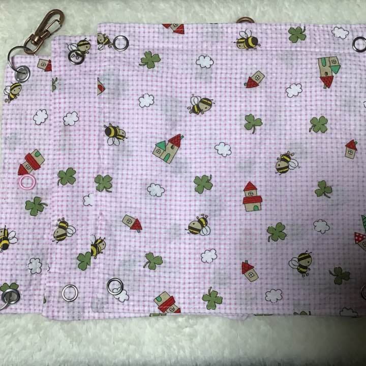 モモンガハウス(ミツバチ・クローバー)夏仕様  涼しい夏生地を使用❗️