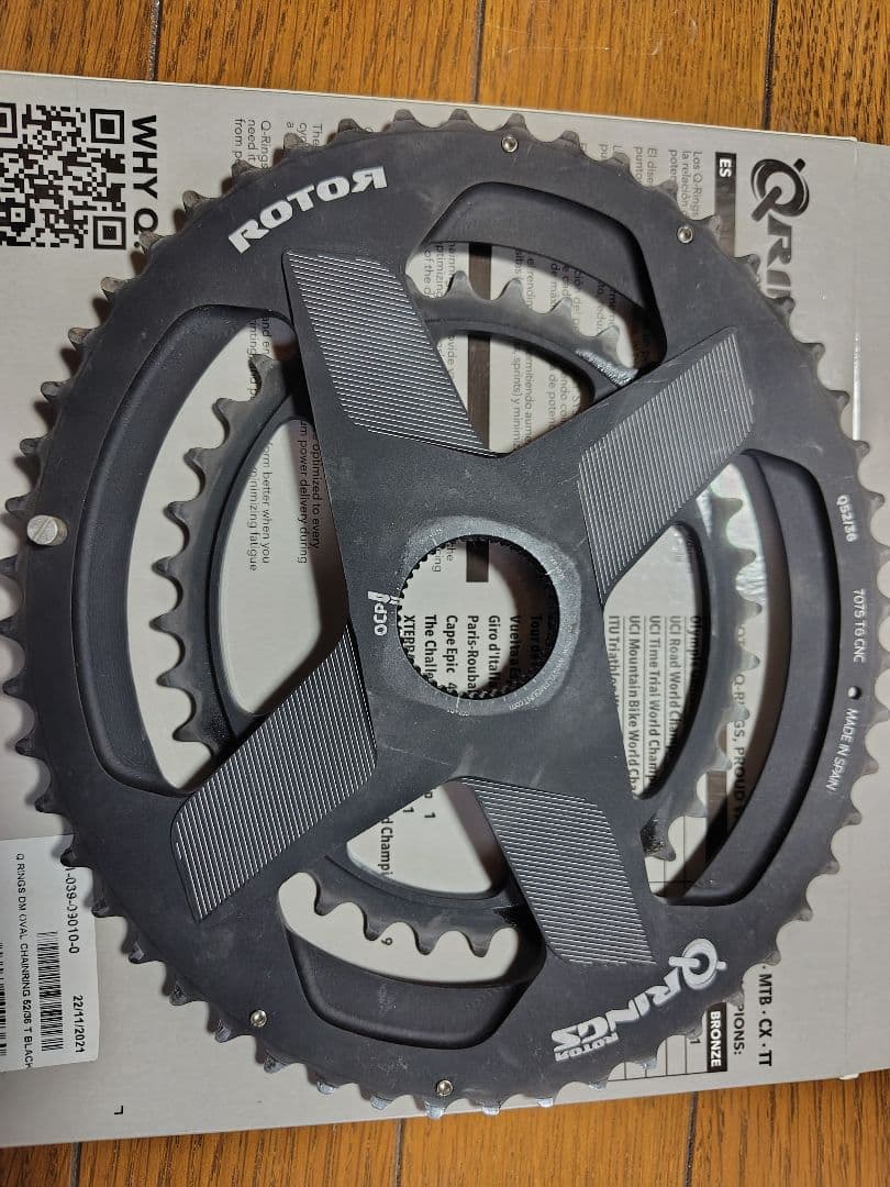 ROTOR Q RINGS DM オーバルチェーンリング 52/36T