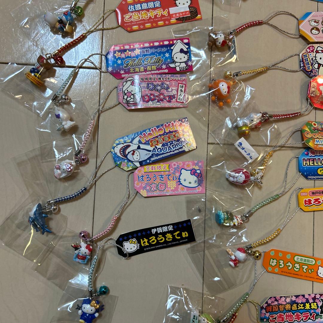 ご当地キティ　根付ストラップ　まとめ売り