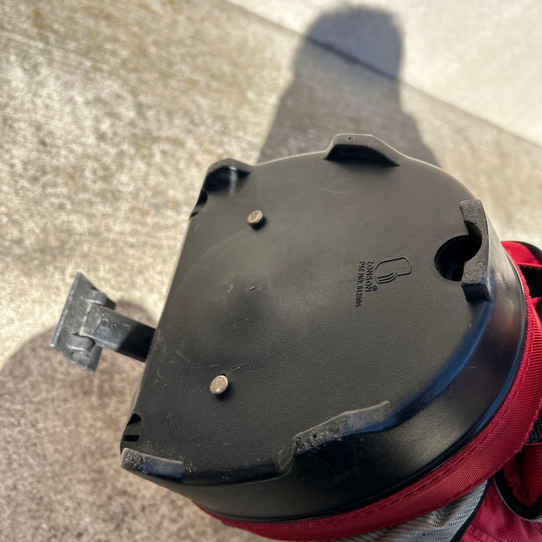 パーリーゲイツ スタンド式 ゴルフバッグ キャディバッグ 赤 レッド ゴルフ