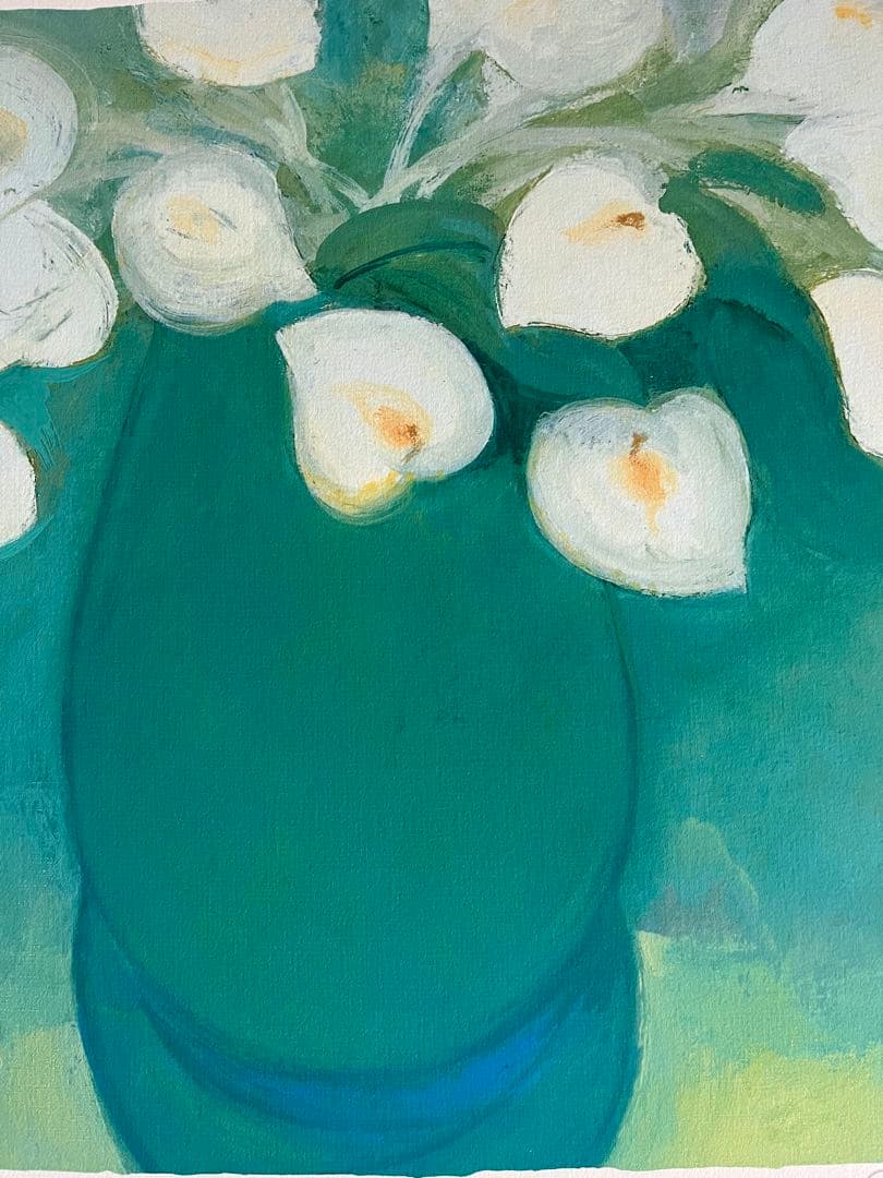 新品額　65枚限定　大きめサイズ　ジニー・キム　版画　直筆サイン　NO. 証明書