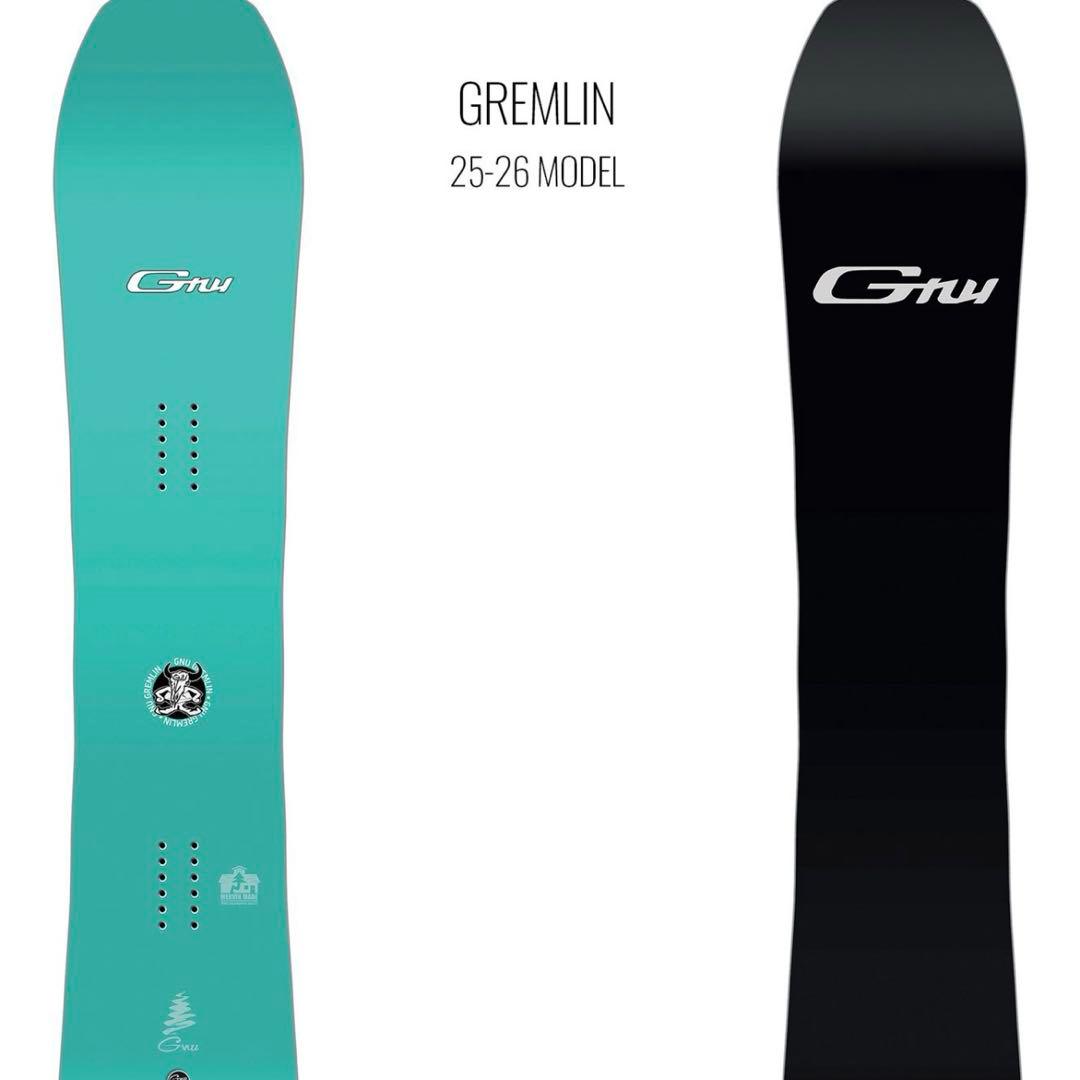【2/2限定価格】25-26 GNU gremlin 144 板のみ