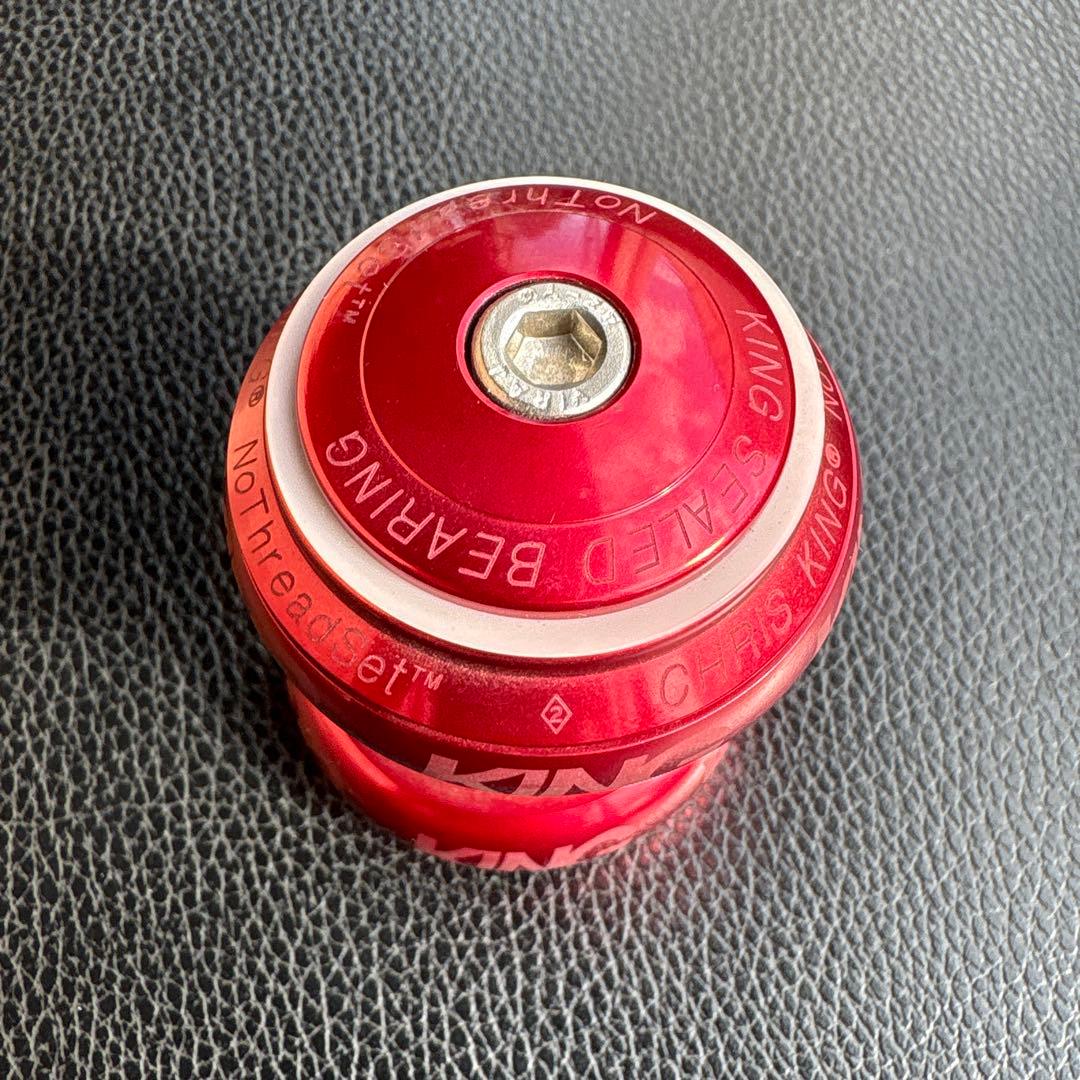 Chris King ヘッドセット レッド