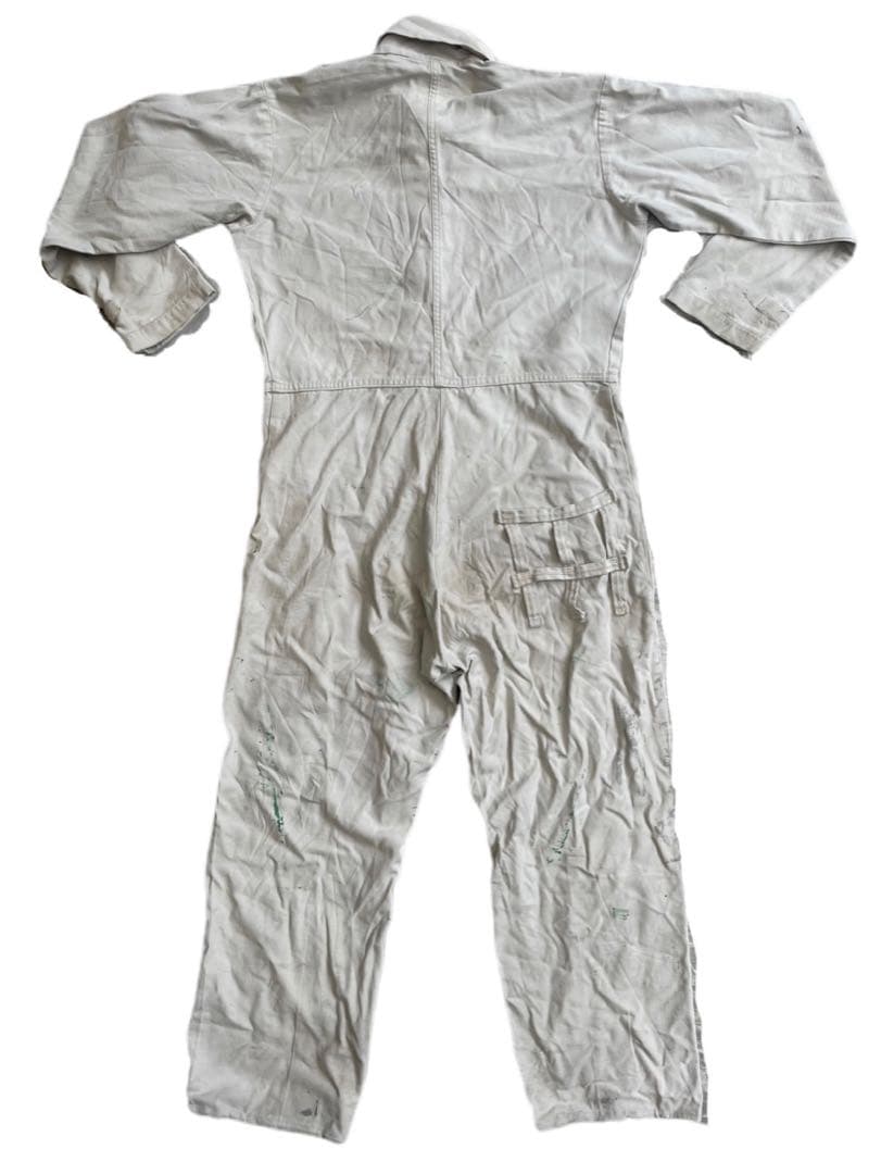 米軍本物爆発物取扱者用カバーオール白Mサイズ80年代希少ひ品